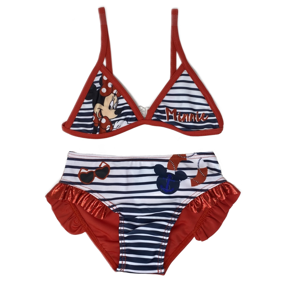 Costume Mare Minnie DISNEY Bikini 2 Pezzi Bambina - Min23-0873