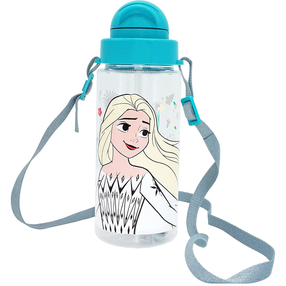 Borraccia in Tritan con Cannuccia Frozen DISNEY Elsa 500 Ml - 840340