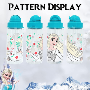 Borraccia in Tritan con Cannuccia Frozen DISNEY Elsa 500 Ml - 840340