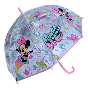 Ombrello Campana Trasparente Minnie DISNEY Bambina - Mn30025