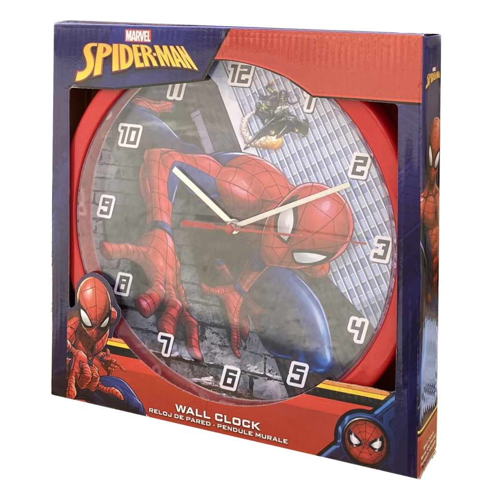Orologio Spiderman MARVEL da Parete Diametro Cm. 25 - Spd3601