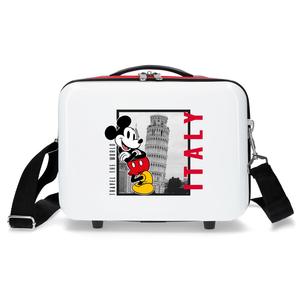 Beauty Case Topolino in Italia DISNEY Borsa Viaggio in ABS Adattabile a Trolley - 3673921