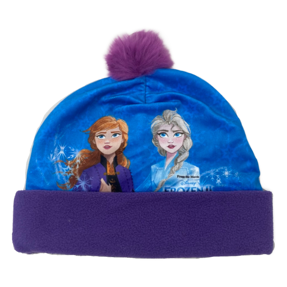 Cappello Invernale Frozen Ii DISNEY Elsa Anna Pon Pon - D99732mc