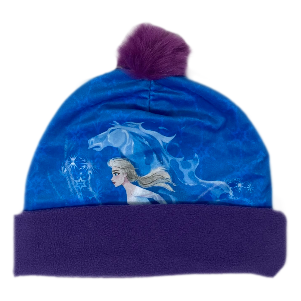 Cappello Invernale Frozen Ii DISNEY Elsa Anna Pon Pon - D99732mc