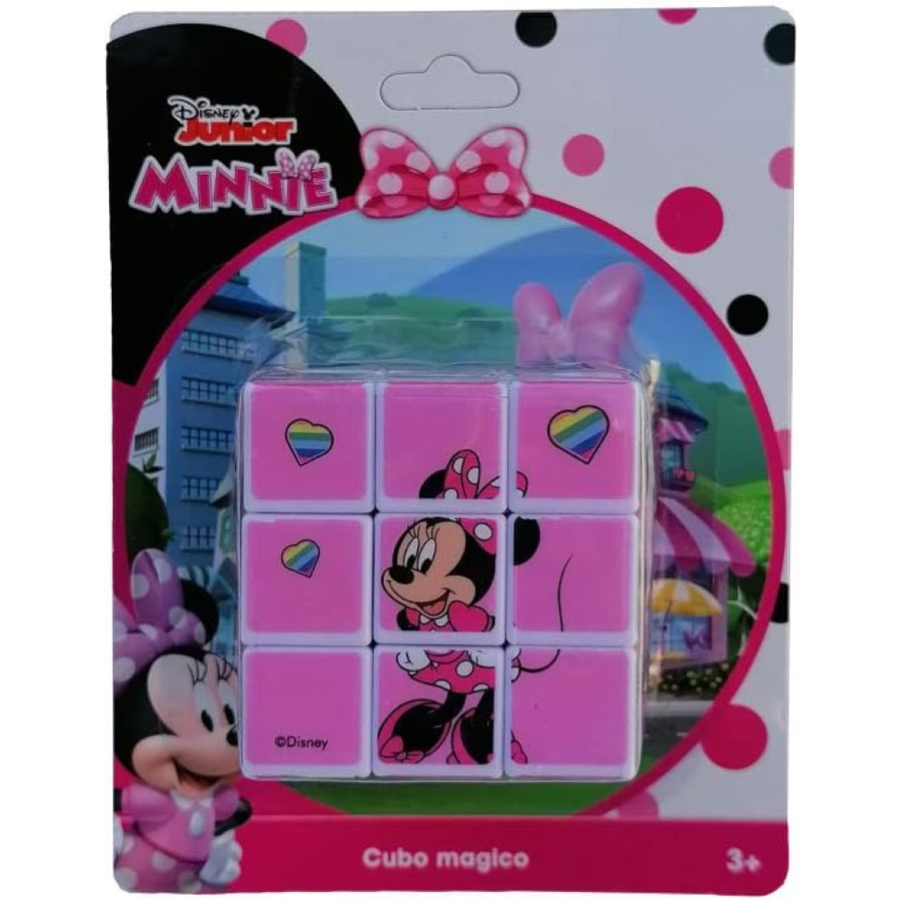 Cubo Magico Minnie Mouse DISNEY Cubo di Rubik Puzzle 6x6x6cm - Min0701
