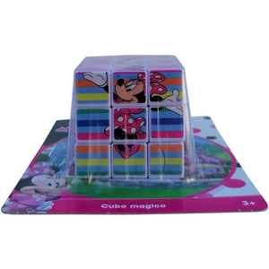 Cubo Magico Minnie Mouse DISNEY Cubo di Rubik Puzzle 6x6x6cm - Min0701