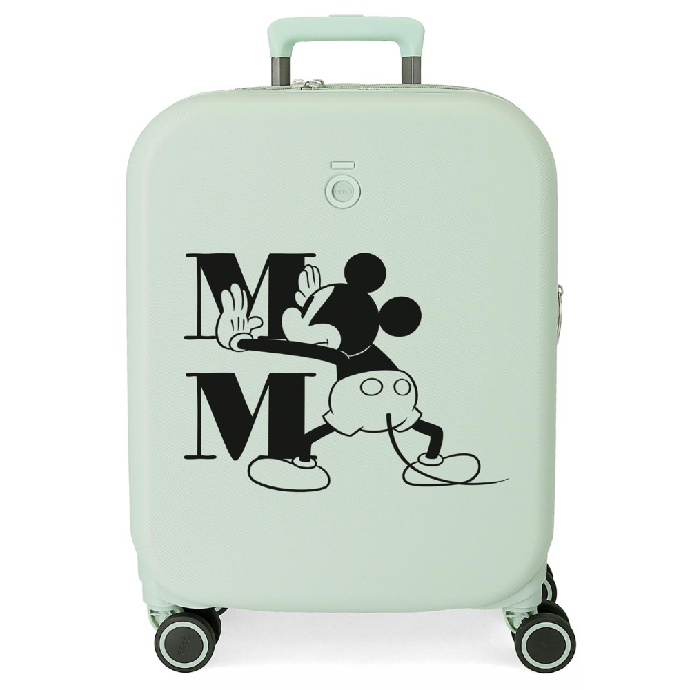 Trolley da Viaggio Mickey Mouse Topolino DISNEY 100° Anniversario 55 CM Valigia in ABS - 3668624