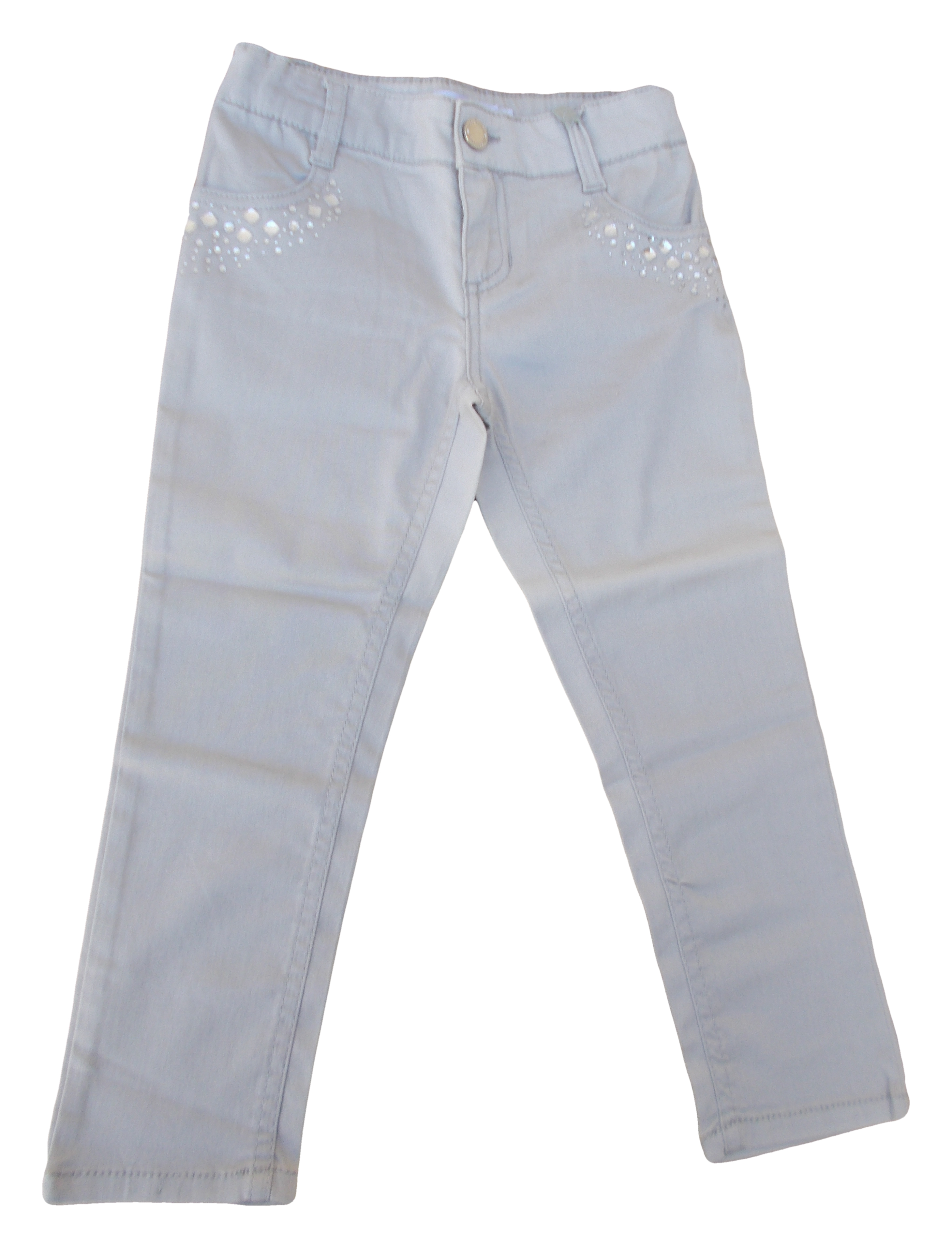 Pantalone Bambina Bianco Daddato Anni 5 - 11127/5a