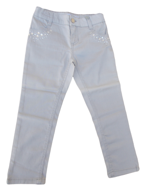 Pantalone Bambina Bianco Daddato Anni 6 - 11127/6a
