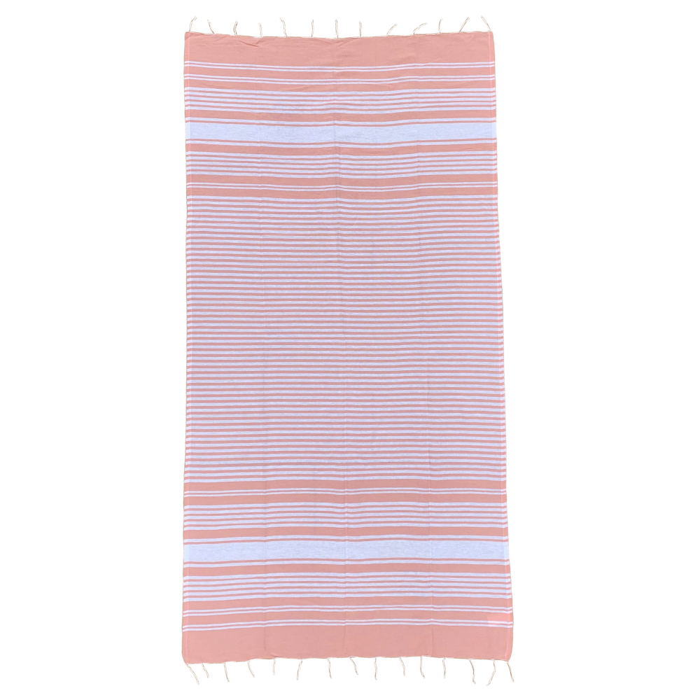 Telo Fouta in Cotone 90 X 180 CM Mare Piscina Casa - 67.00525.99salmone