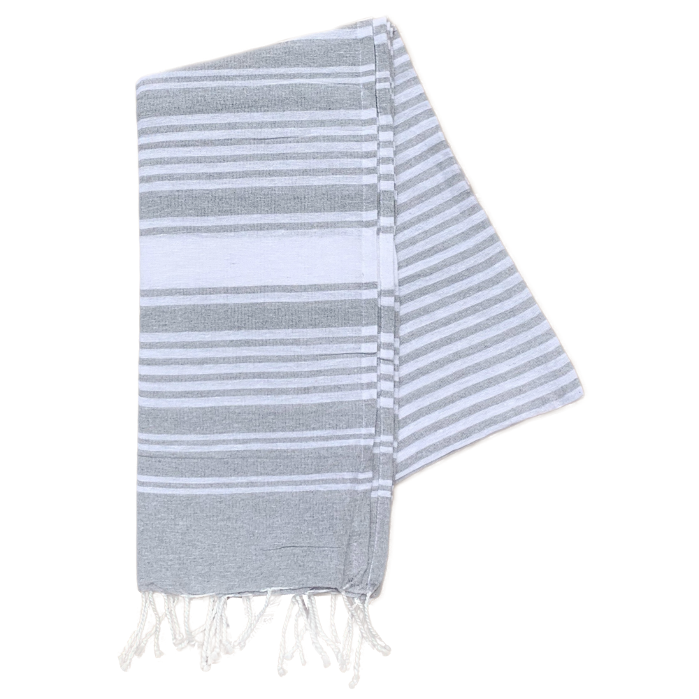 Telo Fouta in Cotone 90 X 180 CM Mare Piscina Casa - 67.00525.99grigio
