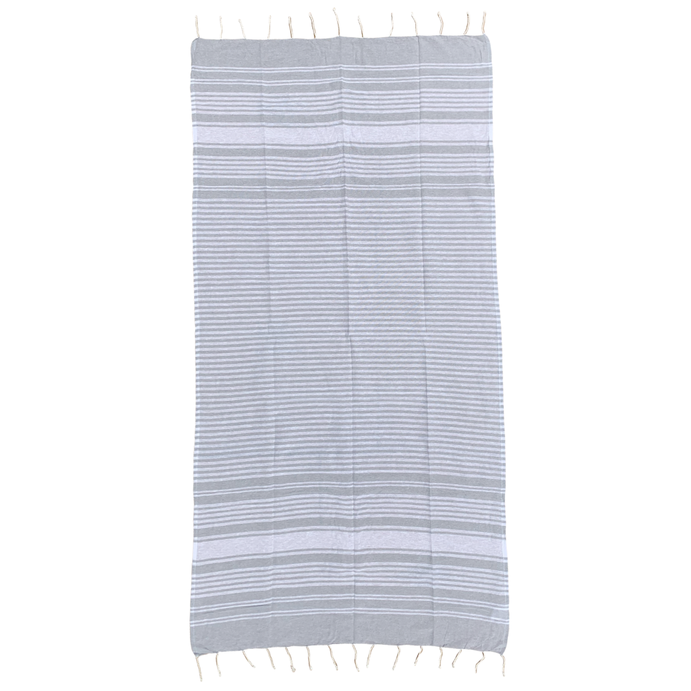 Telo Fouta in Cotone 90 X 180 CM Mare Piscina Casa - 67.00525.99grigio