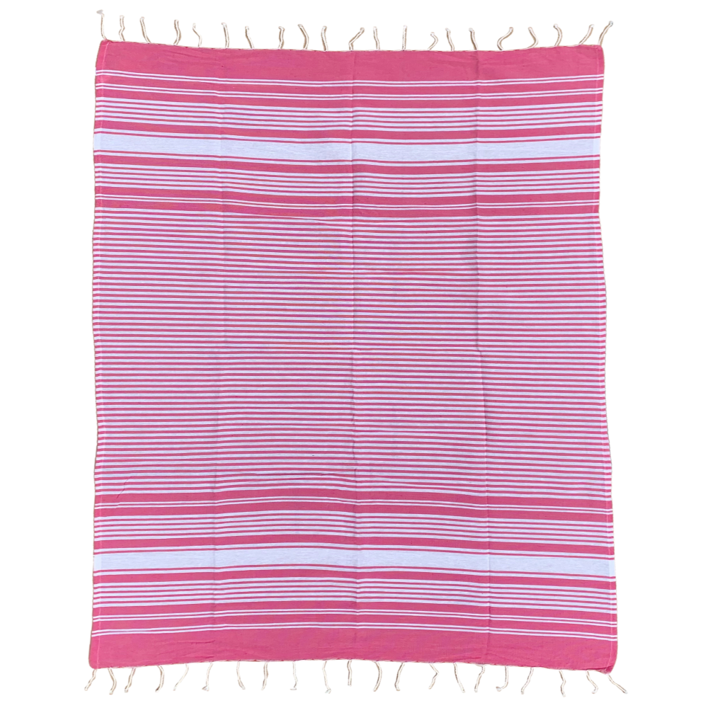Telo Fouta in Cotone Due Piazze 200 X 200 CM Mare Piscina Casa - 67.00526.99fuxia