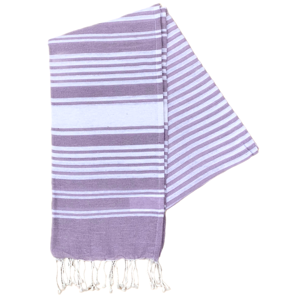 Telo Fouta in Cotone Due Piazze 200 X 200 CM Mare Piscina Casa - 67.00526.99lilla