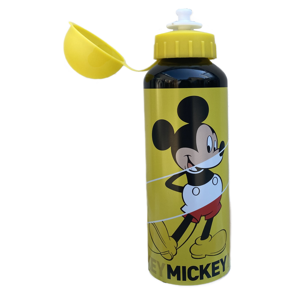 Borraccia in Alluminio Mickey Mouse DISNEY Topolino con Beccuccio e Coperchio 500 Ml - D06397mc/g