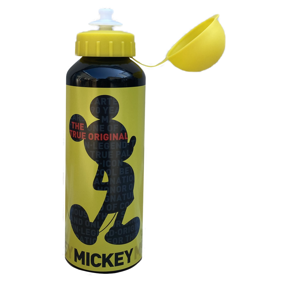 Borraccia in Alluminio Mickey Mouse DISNEY Topolino con Beccuccio e Coperchio 500 Ml - D06397mc/g