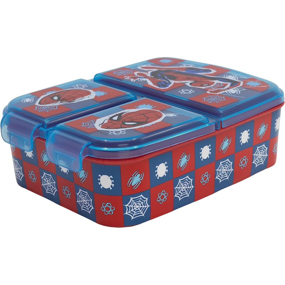 Portamerenda Multiscomparto Spiderman MARVEL Porta Pranzo Scuola Tempo Libero - 74720