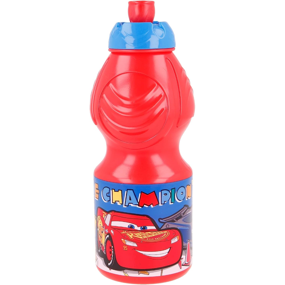 Set Borraccia e Portamerenda Cars DISNEY 2 Pezzi in Plastica Riutilizzabile Bpa Free