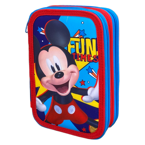 Astuccio Scuola Topolino DISNEY Multiscomparto 3 Zip Portacolori Giotto - 1004e2211