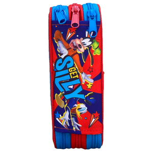 Astuccio Scuola Topolino DISNEY Multiscomparto 3 Zip Portacolori Giotto - 1004e2211