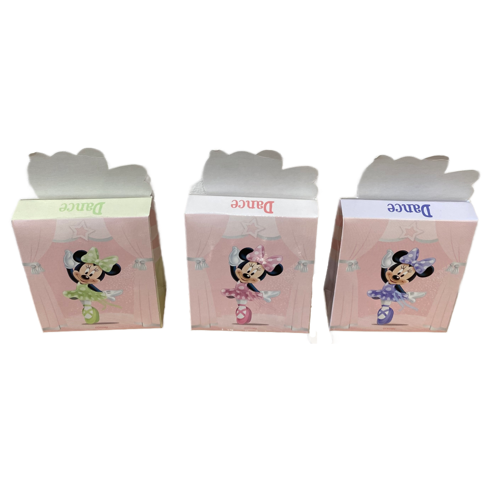 Bomboniera Astuccio Minnie Ballerina DISNEY Scatolina Kit 10 Pezzi Senza Confetti
