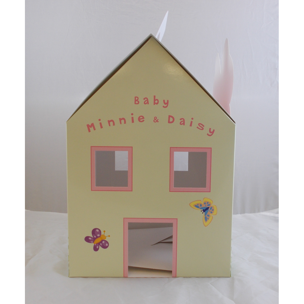 Baule Porta Bomboniere DISNEY Minnie e Paperina Casetta Cm. 32x26x22 - 2