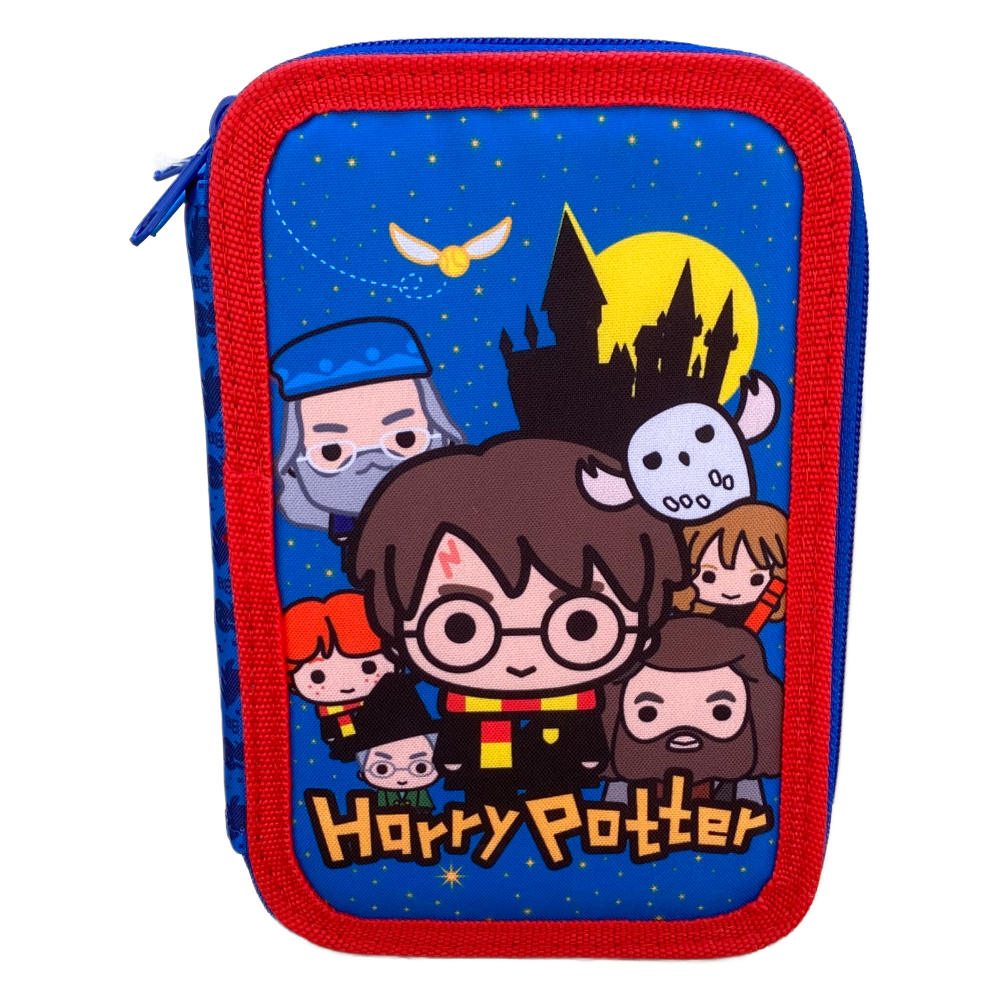 Astuccio Scuola Harry Potter Multiscomparto 3 Zip Portacolori Giotto - 1004e94963