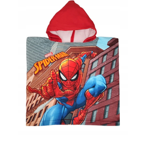 Poncho Mare Spiderman MARVEL in Microcotone Cm. 100x50 100%pl - 2023sp010
