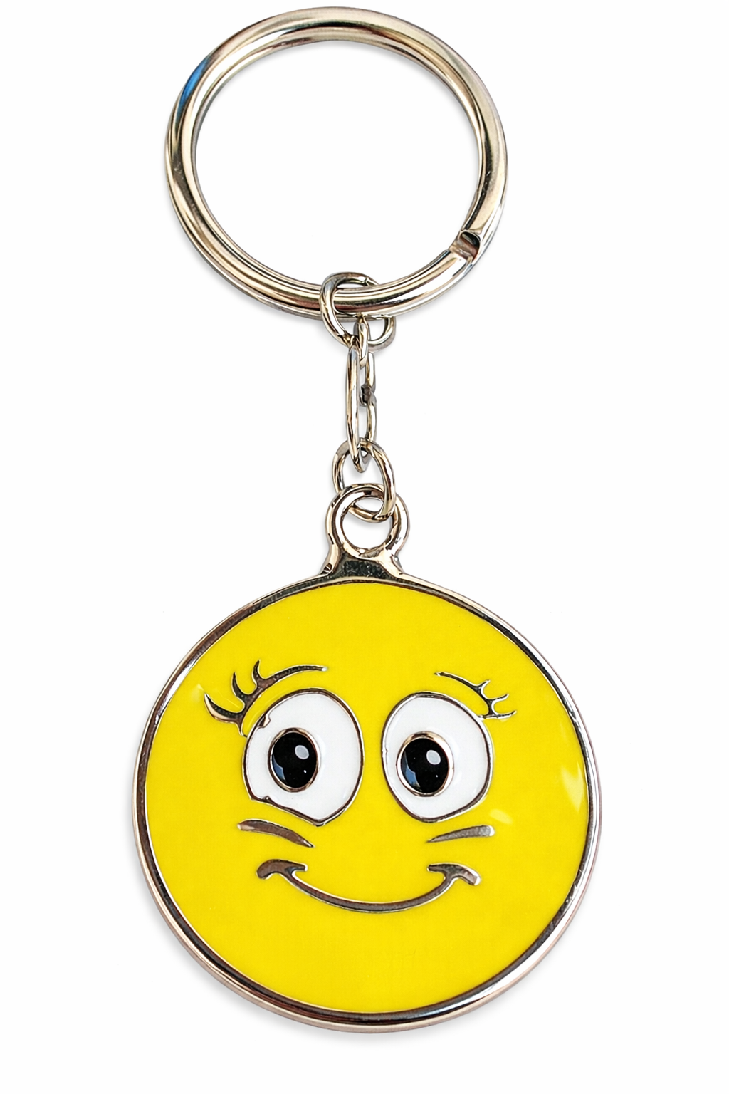 Portachiavi Smile Sorriso in Metallo Colorato con Cm.9 - R067000