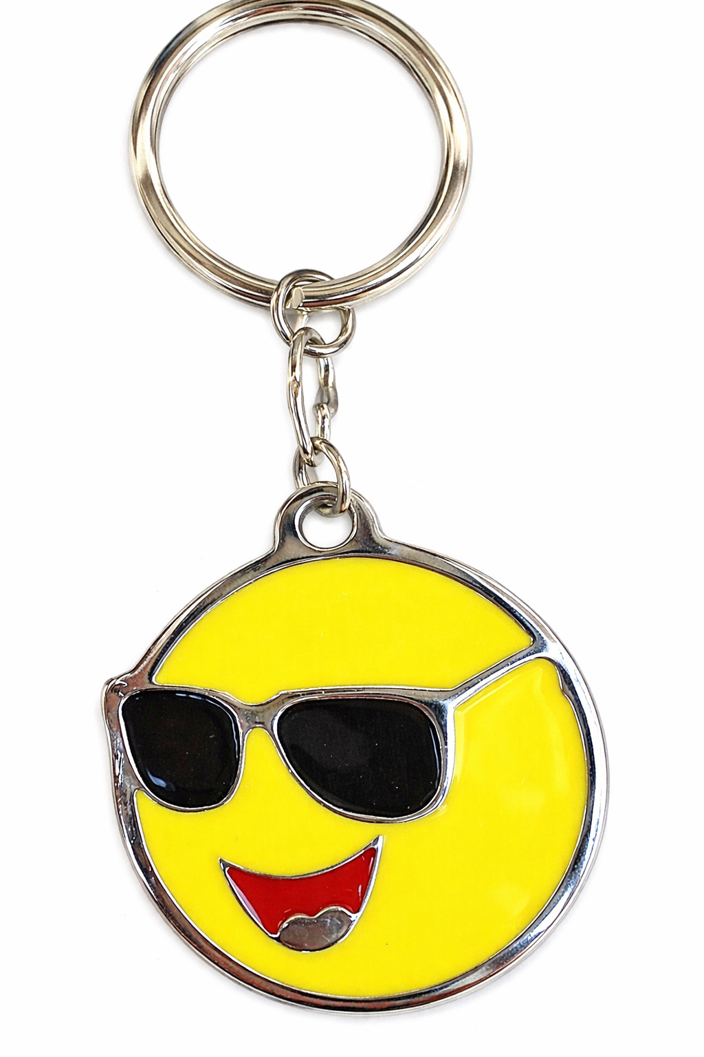 Portachiavi Smile Occhiali in Metallo Colorato con Cm.9 - R066900