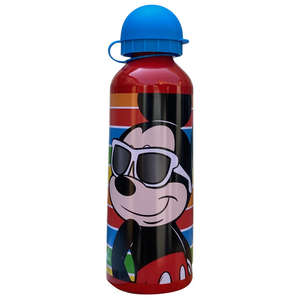 Borraccia in Alluminio Mickey Mouse DISNEY Topolino con Beccuccio e Coperchio 500 Ml - Mk30008/b