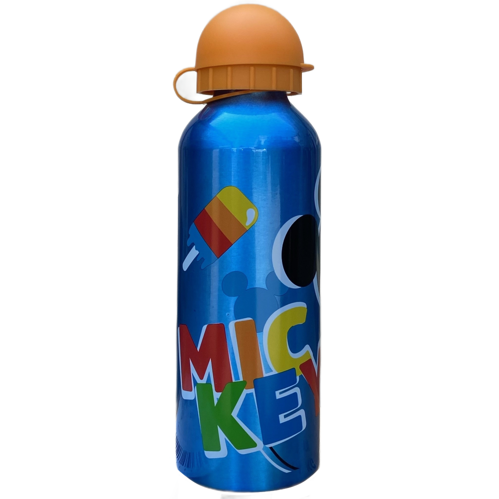 Borraccia in Alluminio Mickey Mouse DISNEY Topolino con Beccuccio e Coperchio 500 Ml - Mk30008/a