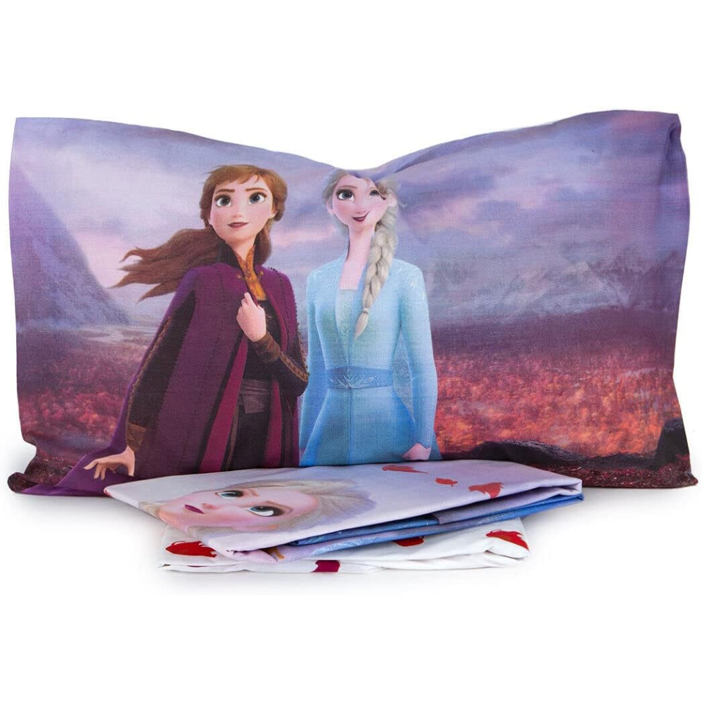 Completo Lenzuola Frozen Ii DISNEY Sottolenzuola Lenzuola Federa Letto Singolo - Frozen-101