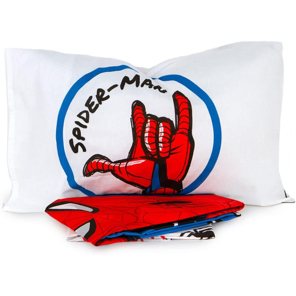 Completo Lenzuola Spiderman MARVEL Sottolenzuola Lenzuola Federa Letto Singolo - Spiderman-Sdc1