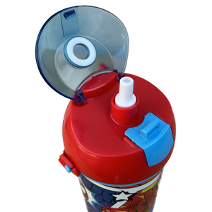 Borraccia Pop-Up Spiderman MARVEL Bottiglia in Plastica Riutilizzabile con Tracolla 450 Ml - St74769