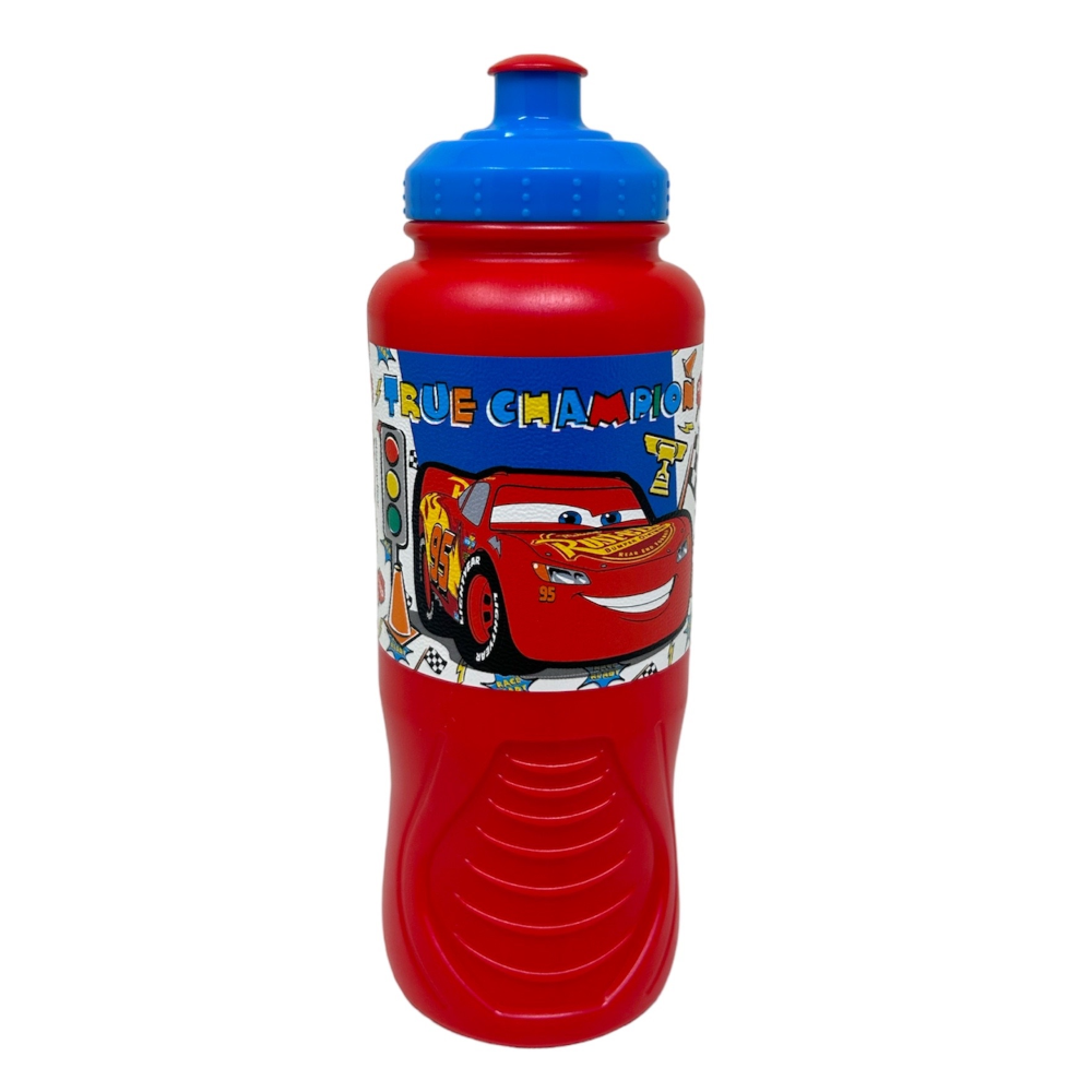 Borraccia Sport Cars DISNEY Pixar Bottiglia in Plastica Riutilizzabile con Beccuccio 430 Ml - St51528
