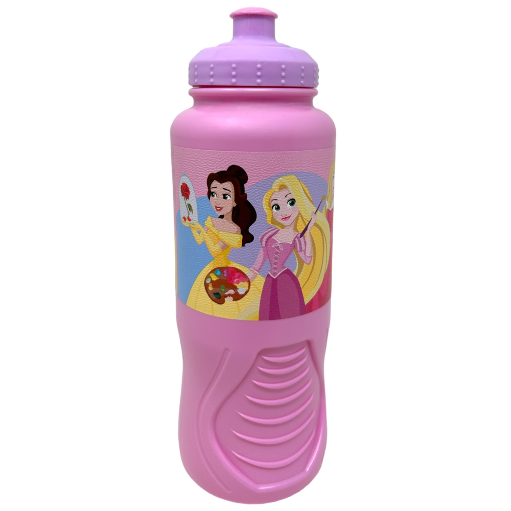 Set Borraccia e Portamerenda Principesse DISNEY 2 Pezzi in Plastica Riutilizzabile Bpa Free