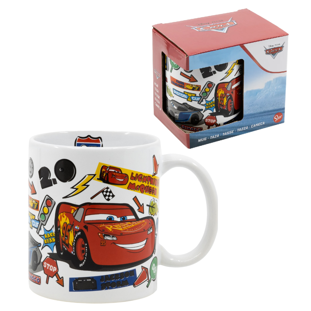 Tazza Mug Cars DISNEY Pixar in Ceramica 325 Ml in Confezione - Stt88074
