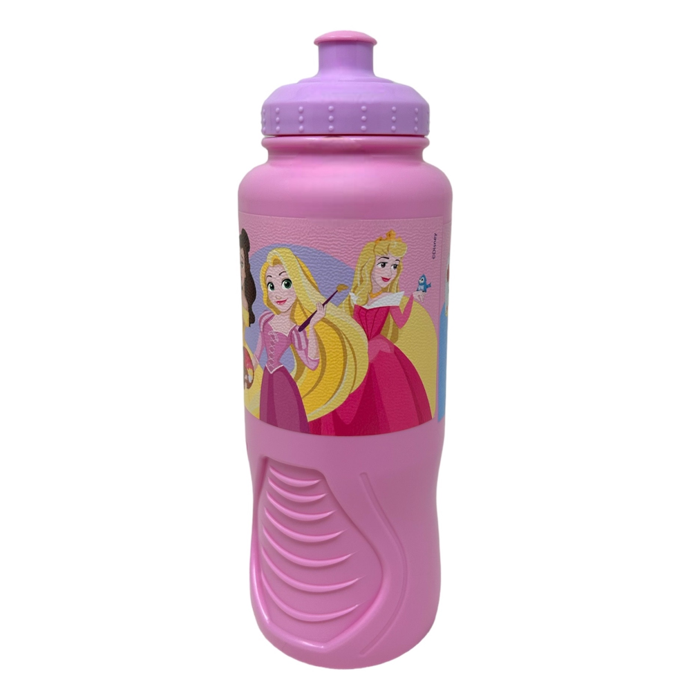 Set Borraccia e Portamerenda Principesse DISNEY 2 Pezzi in Plastica Riutilizzabile Bpa Free
