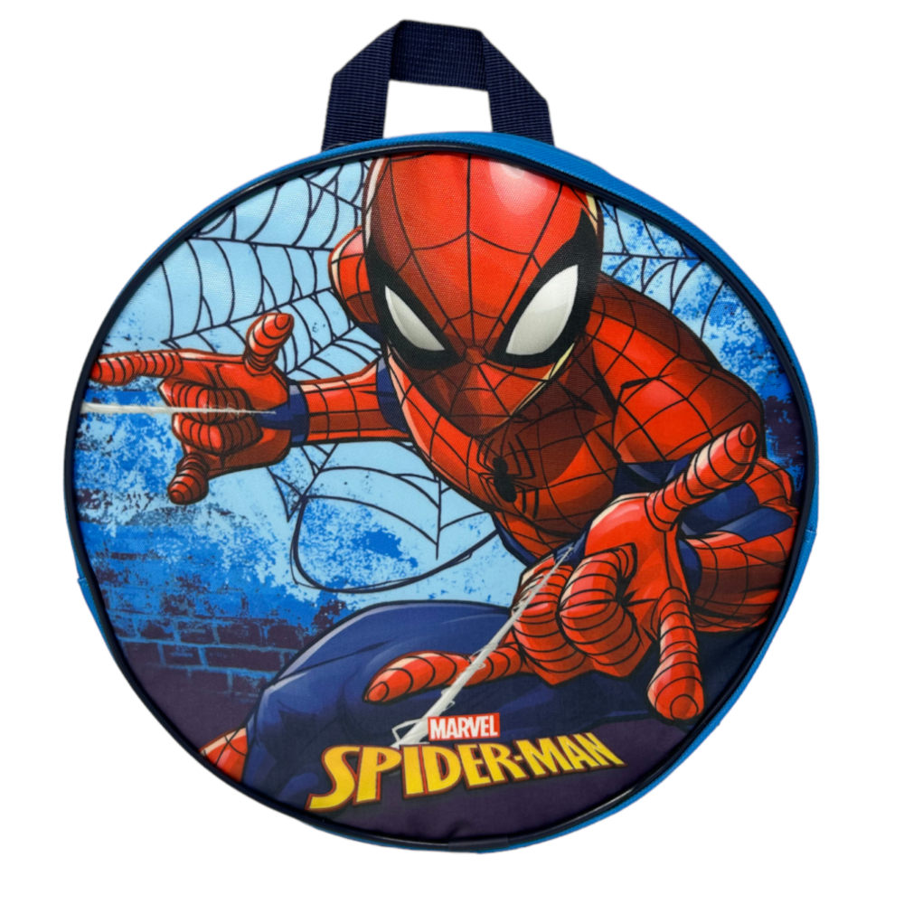 Zaino Asilo Rotondo Spiderman MARVEL Scuola Tempo Libero Bambino 27 CM - Sp23-1522