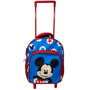Zaino Asilo Trolley Topolino DISNEY 2 Ruote Manico Allungabile Cm.30 - 659102