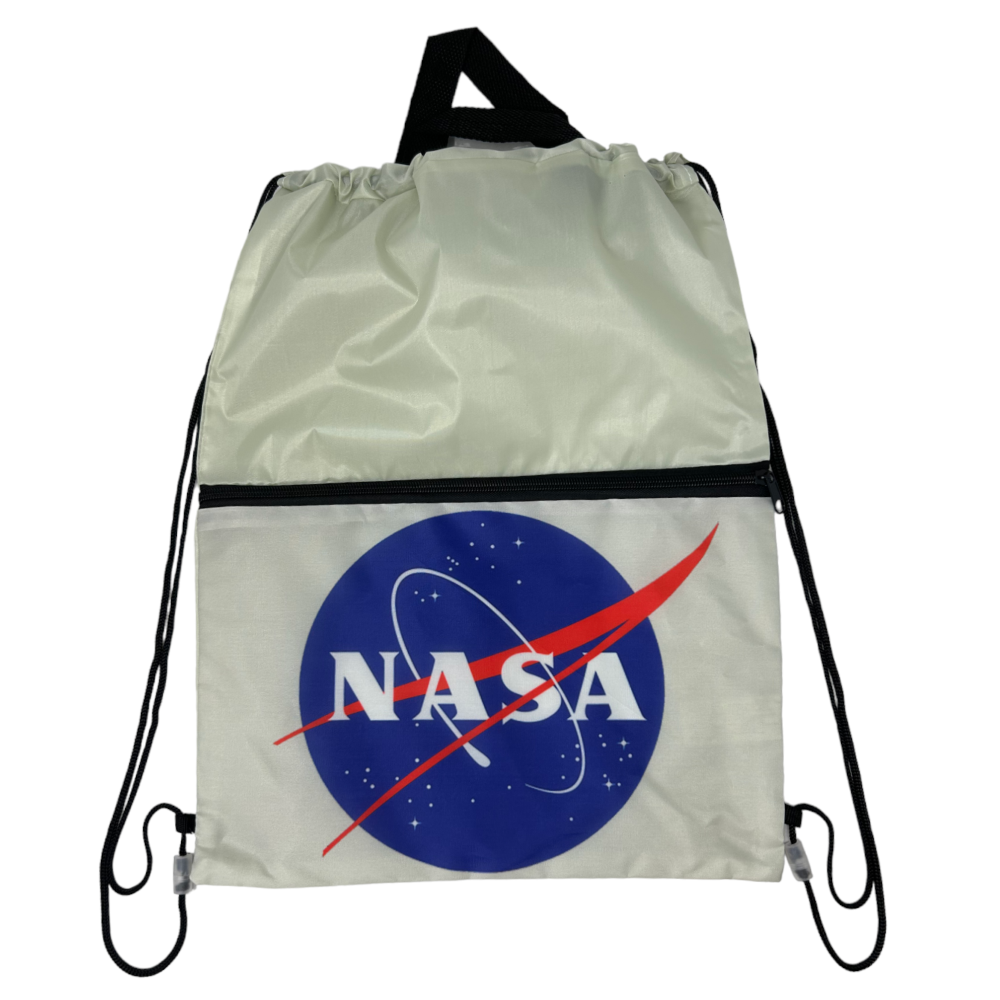 Sacca Nasa con Chiusura a Coulisse Tasca Frontale Borsa Tempo Libero Palestra Cm. 44x34 - Na0852grigio