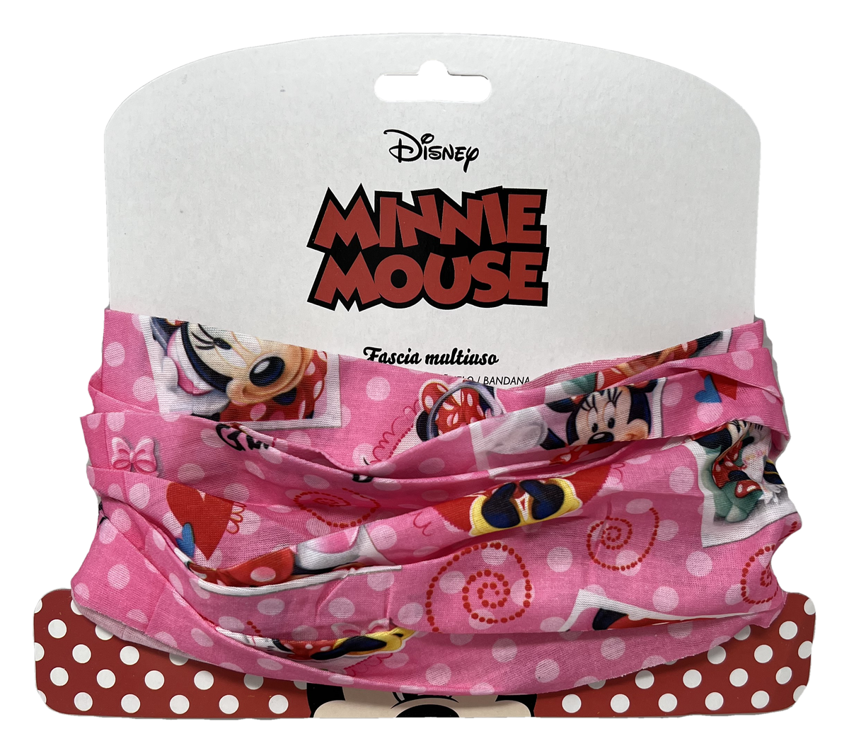 Scaldacollo Minnie DISNEY Fascia Multiuso Cm. 43x25  - 44792