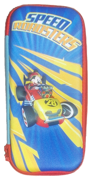 Tombolino Astuccio Topolino DISNEY Mickey Mouse 3d Portacolori 1 Cerniera 23x11 Cm. - Mic0053