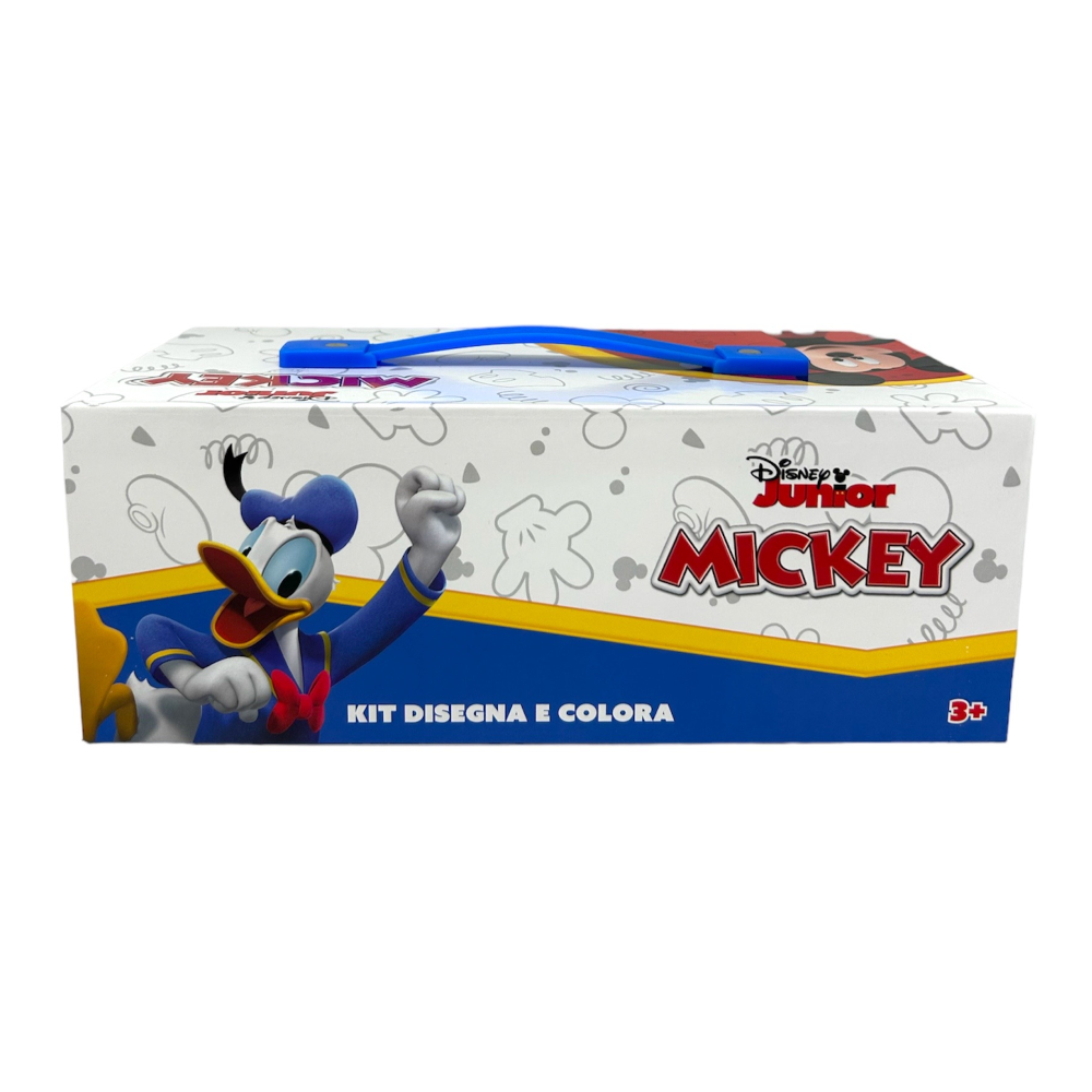 Colori Topolino Mickey DISNEY Pennarelli Acquerelli e Pastelli con Cassetti