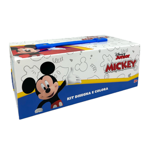 Colori Topolino Mickey DISNEY Pennarelli Acquerelli e Pastelli con Cassetti