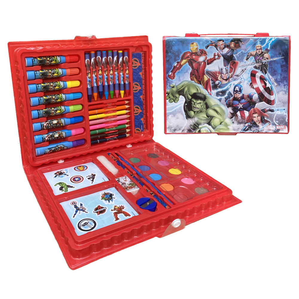 Colori Avengers MARVEL Valigetta 52 Pezzi Bambino - Av0826