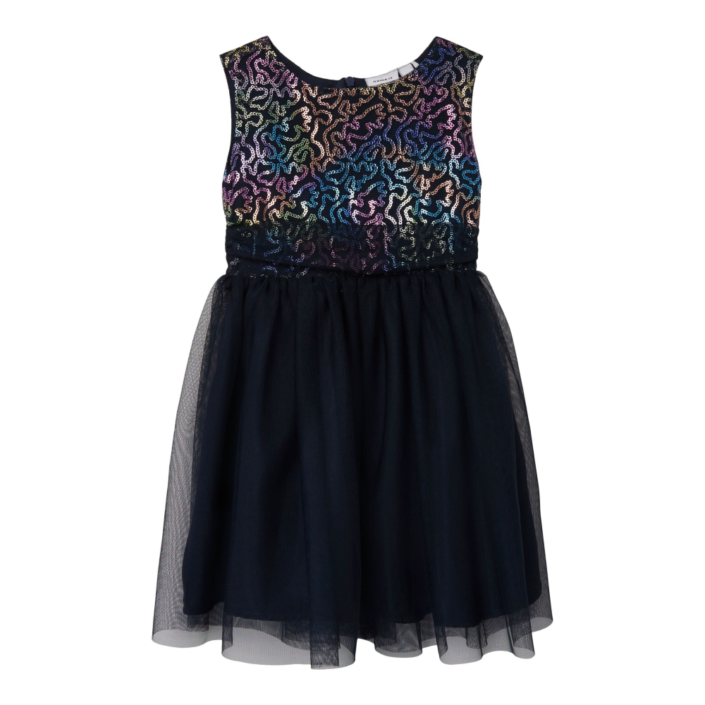 Scamiciata Bambina Vestito con Tulle - 13221064