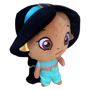 Peluche Jasmine Principesse DISNEY Testone Pupazzo con Suono CM 28 - Dsp20-9350-7