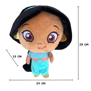 Peluche Jasmine Principesse DISNEY Testone Pupazzo con Suono CM 28 - Dsp20-9350-7